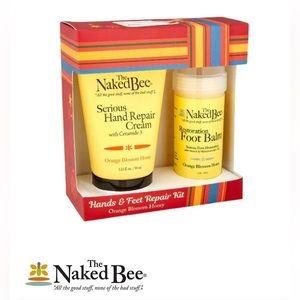 The Naked Bee Winter Hand & Foot Repair Kit - Orange Blossom Honey